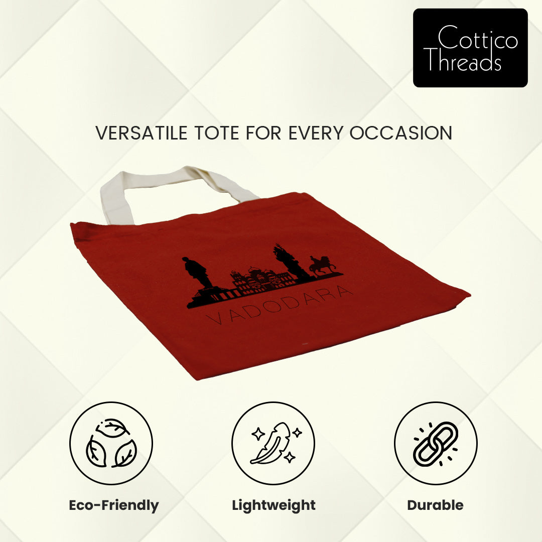 Vadodara Vibes Tote – Celebrate the Spirit and Culture of Vadodara with Every Carry