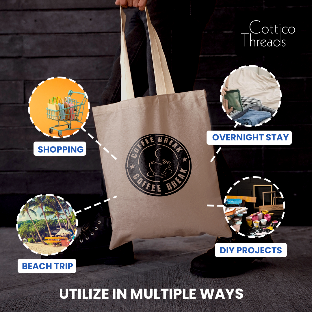 Coffee Vibes Only Tote – Because Life’s Better with Coffee in Hand