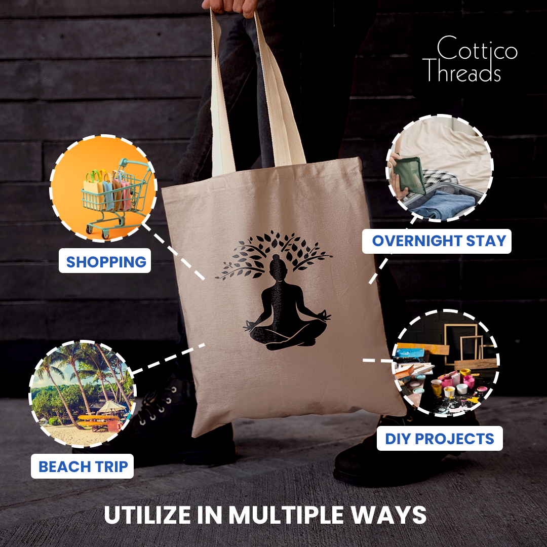 Yoga Tote – Elegant, Sustainable Tote for Yoga, Pilates, and Daily Use