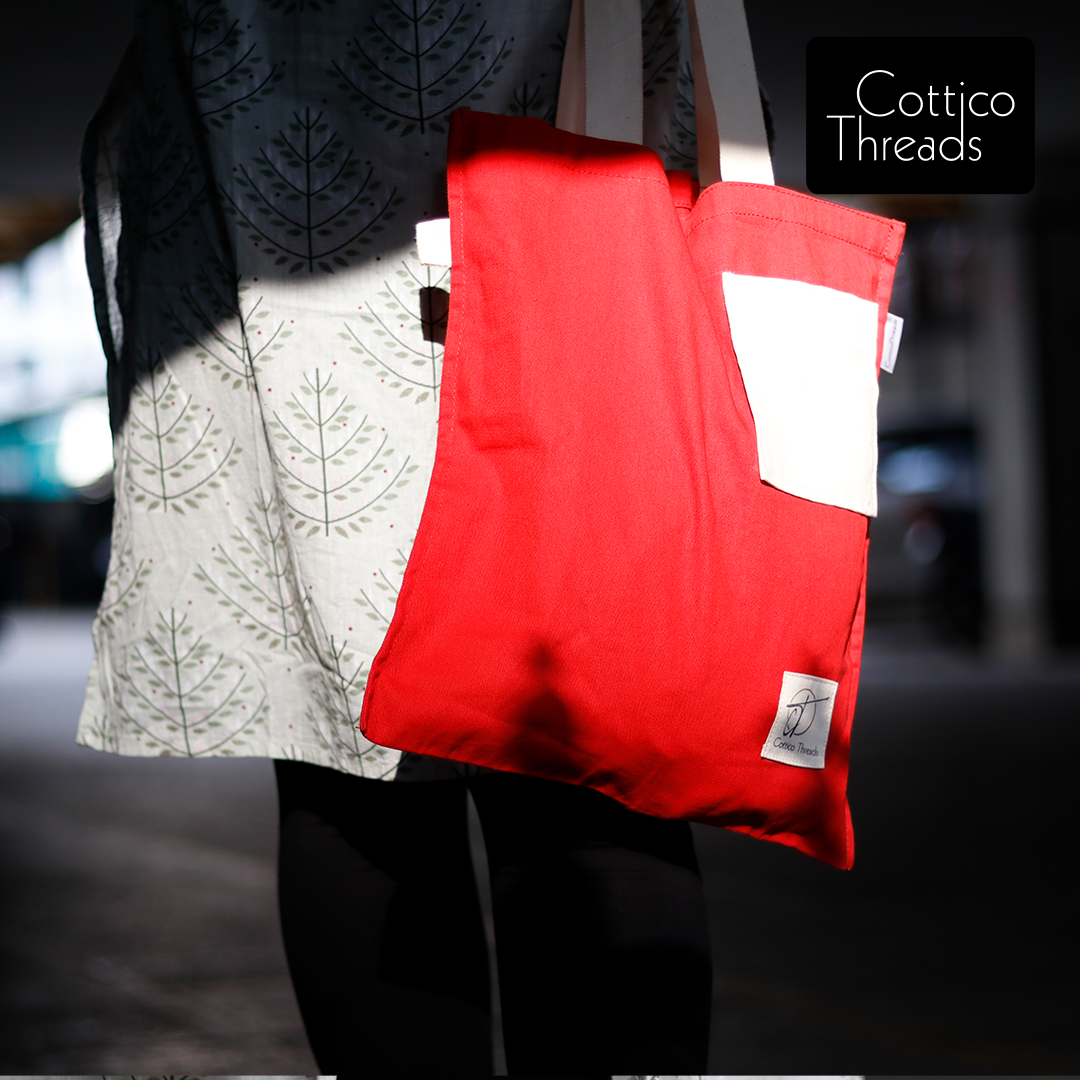 Pocket Tote Bag