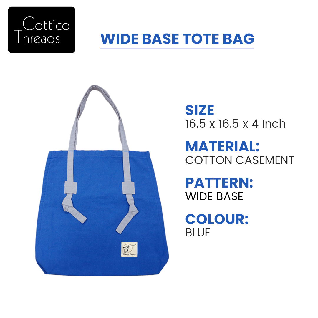 Modern & Roomy: Wide Base Tote Bag for All Your Essentials