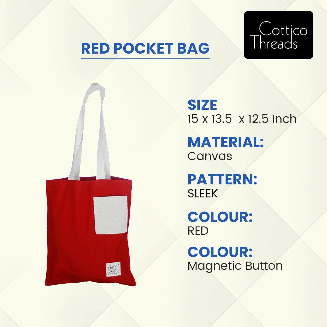 Pocket Tote Bag