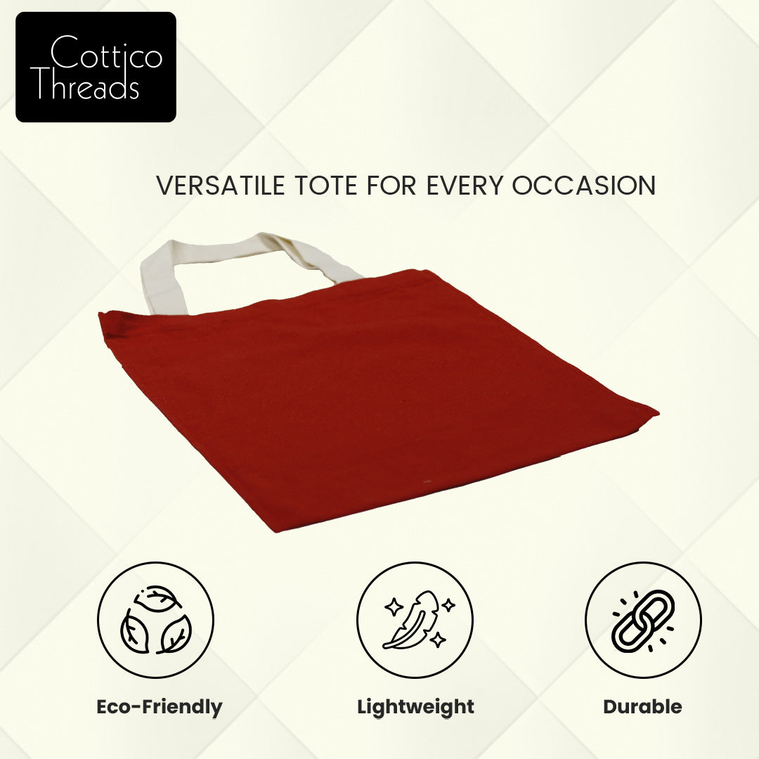 Effortless Style: Classic Plain Tote Bag