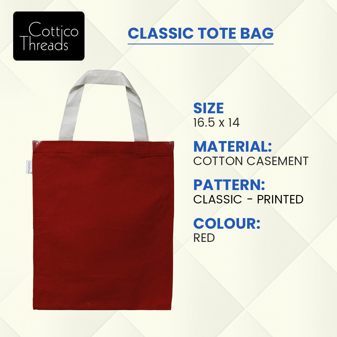 Effortless Style: Classic Plain Tote Bag
