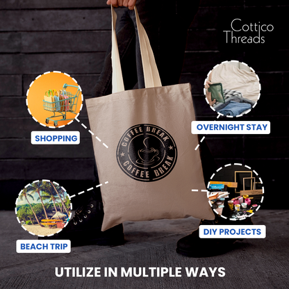 Coffee Vibes Only Tote – Because Life’s Better with Coffee in Hand