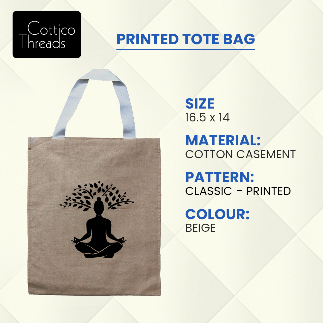 Yoga Tote – Elegant, Sustainable Tote for Yoga, Pilates, and Daily Use