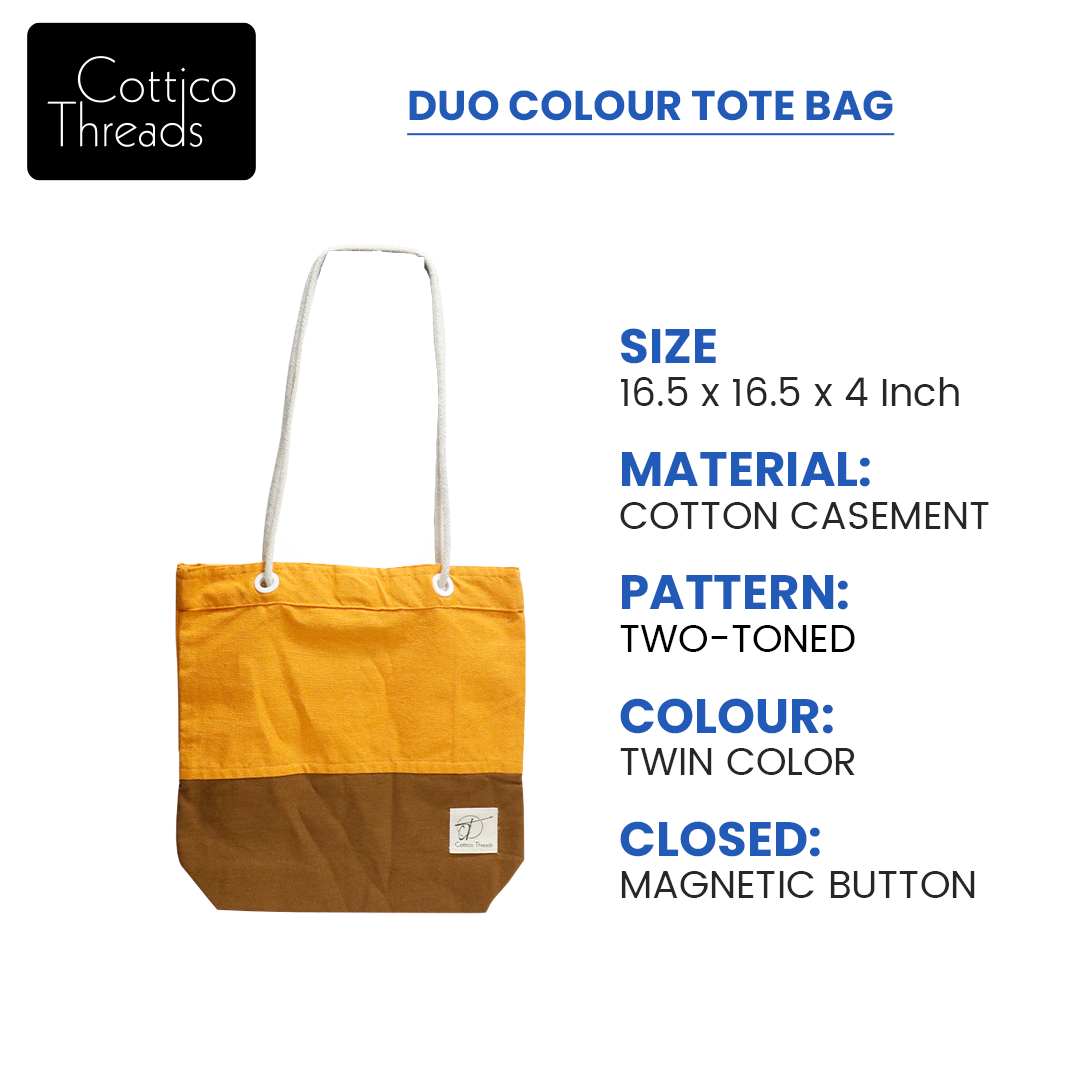 Duo Colour Tote Bag