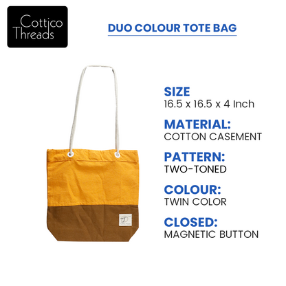 Duo Colour Tote Bag