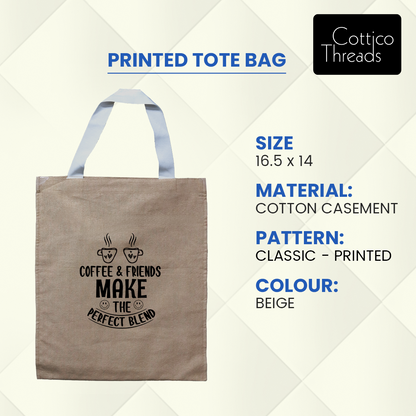 Fueled by Coffee Tote – The Ultimate Bag for the Caffeinated Life