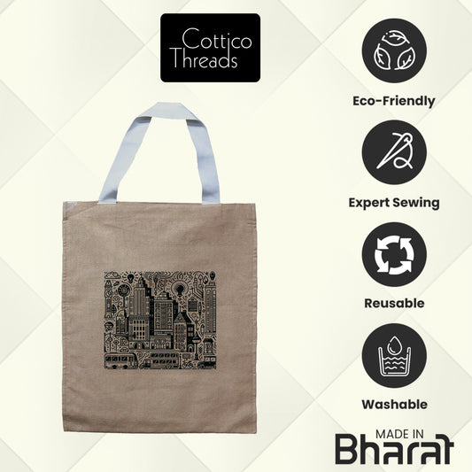 Cityscape Chic Tote – Carry the Urban Vibe Everywhere You Go