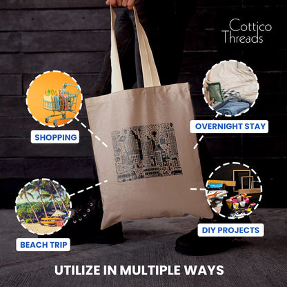 Cityscape Chic Tote – Carry the Urban Vibe Everywhere You Go